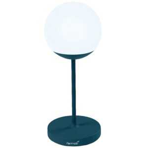 Modrá venkovní LED lampa Fermob MOOON! 63 cm