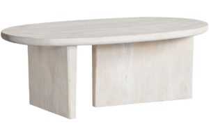 Hoorns Dřevěný konferenční stolek Seamic 110 x 60 cm