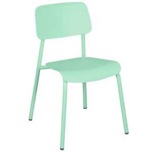 Opálově zelená hliníková zahradní židle Fermob Studie