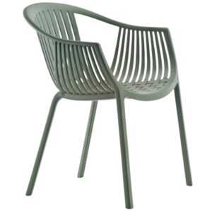 Pedrali Zelená plastová jídelní židle Tatami 306