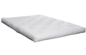 Středně tvrdá bílá futonová matrace Karup Design Comfort 140 x 200 cm