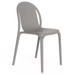 VONDOM Béžovo-šedá plastová jídelní židle BROOKLYN