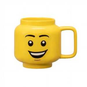 Žlutý keramický hrnek LEGO® Šťastný chlapec 255 ml