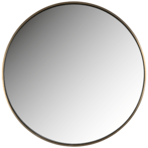 Zlaté kovové závěsné zrcadlo Richmond Mammom 39