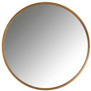 Zlaté kovové závěsné zrcadlo Richmond Maeron 70 cm