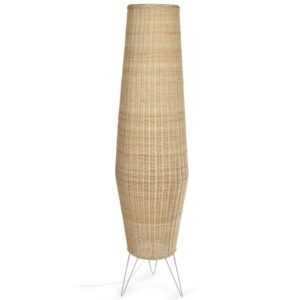 Ratanová stojací lampa Kave Home Kamaria 120 cm