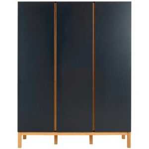 Antracitově šedá lakovaná skříň Quax Indigo 198 x 152 cm