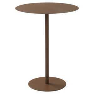 Jotex Hnědý kovový odkládací stolek HEBY 40 cm
