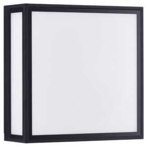 Černé kovové venkovní nástěnné LED světlo Nova Luce Astral 22 cm